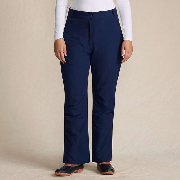 Lands' End Petite Snow Pant XL - Navy - Picture 1 of 2
